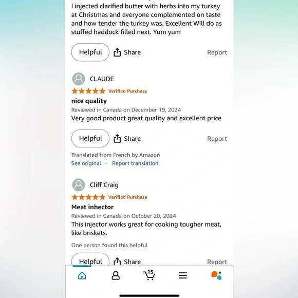 Meat Injector Kit BBQ Master - Picture 8 of 9